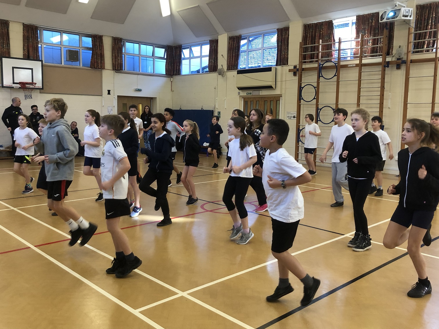 Albion in the Community supporting Super Movers campaign