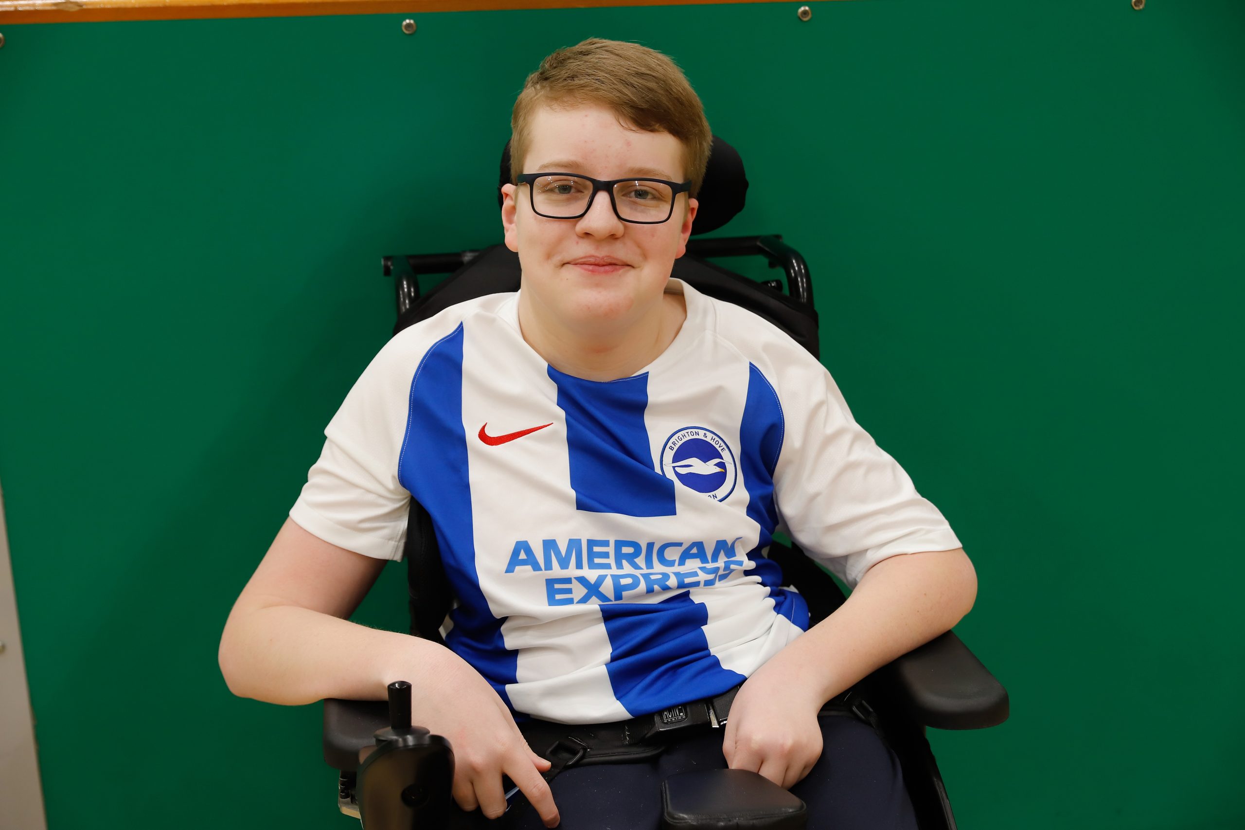 Powerchair player helps England win major international title
