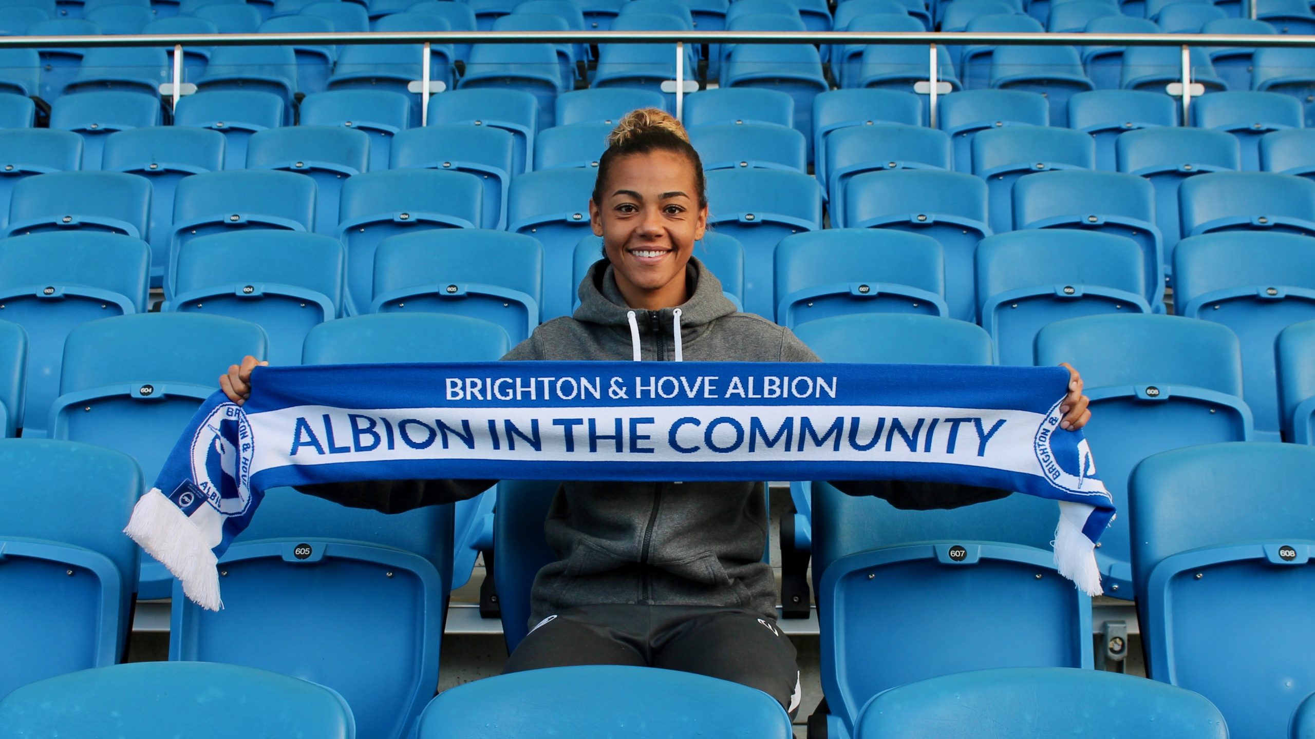 Albion star supports free women’s health event at the Amex Stadium