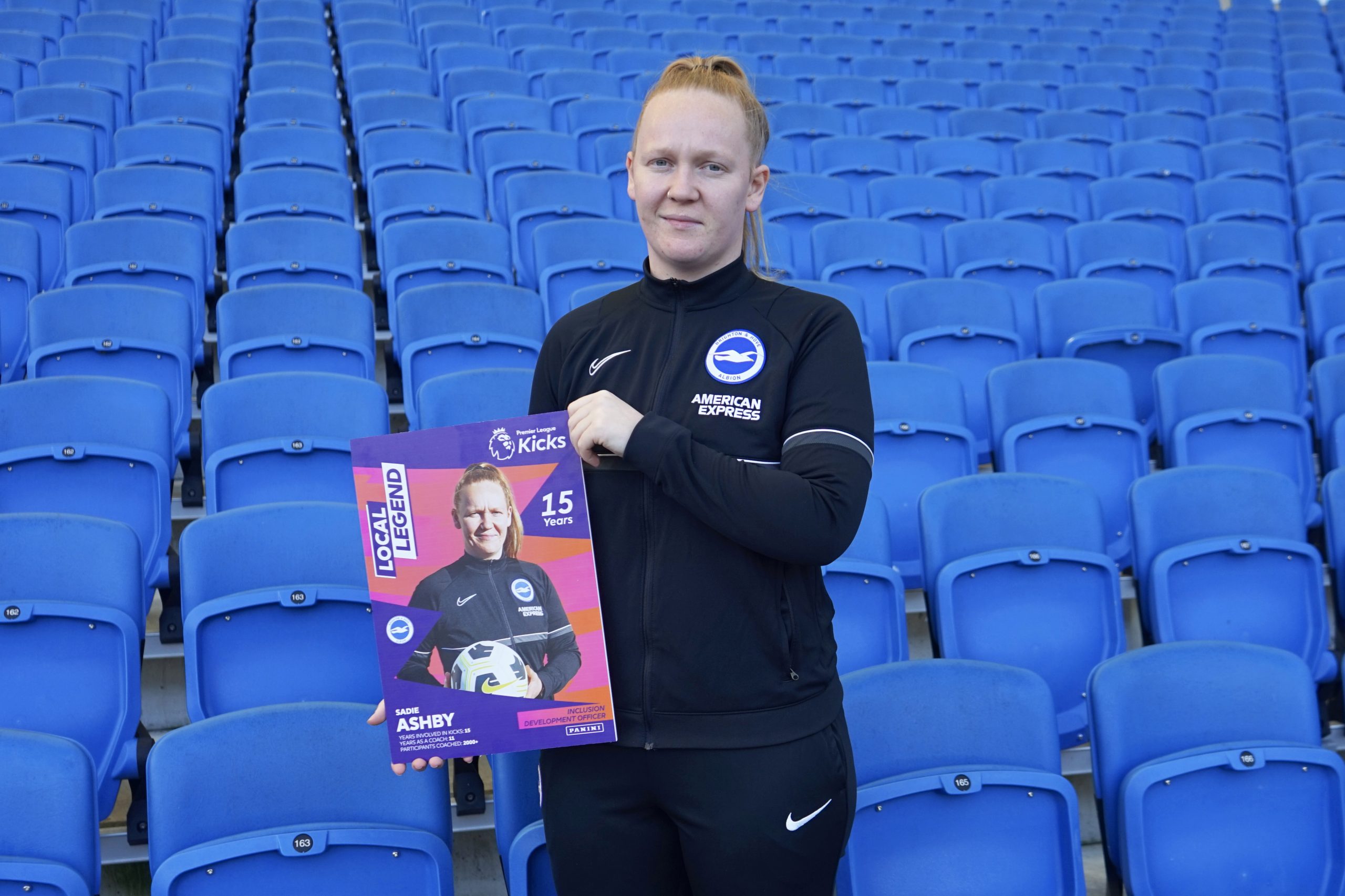 Sadie’s road to being named a Premier League Kicks ‘Local Legend’