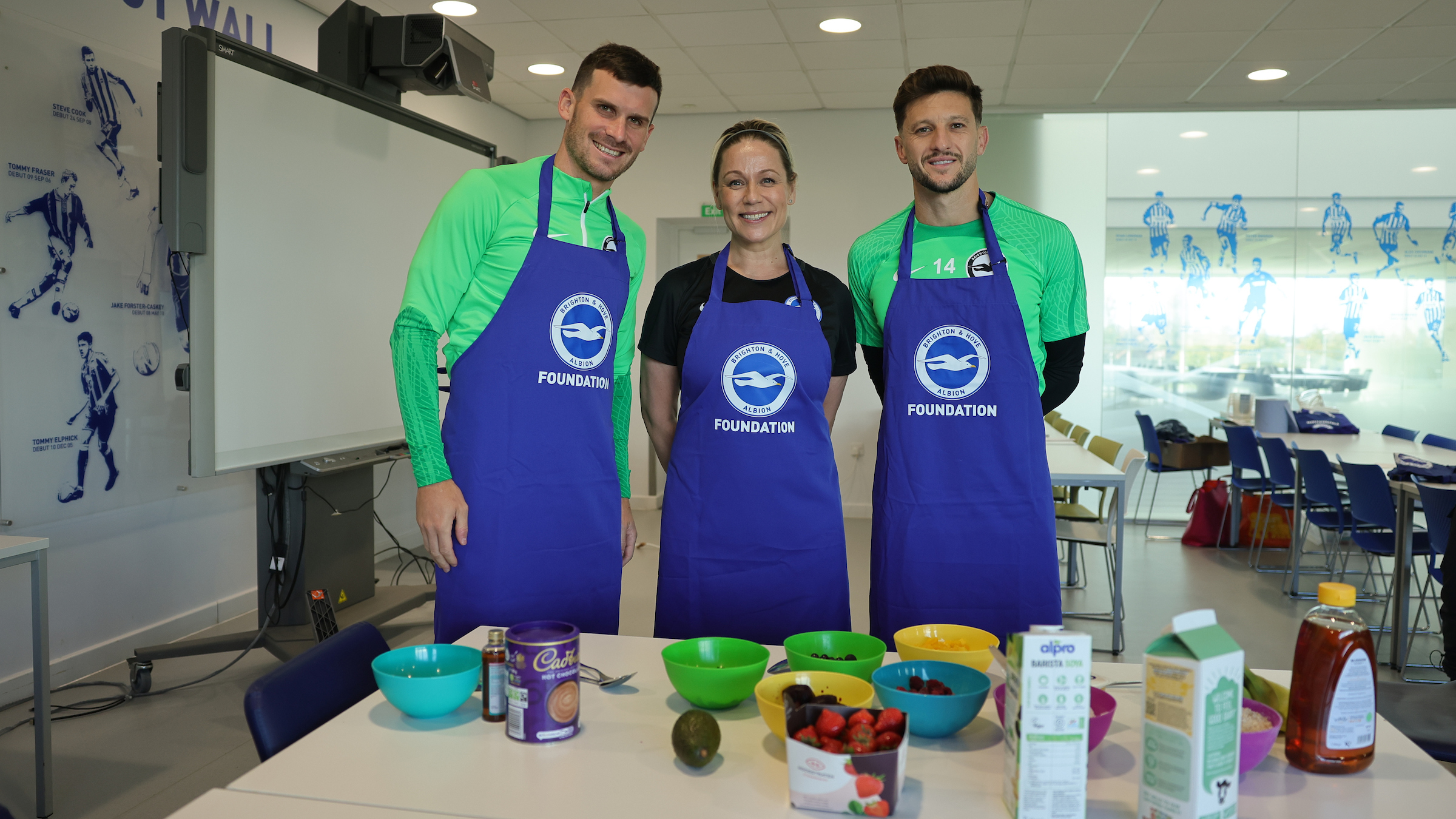 Healthy eating masterclass for Albion academy youngsters
