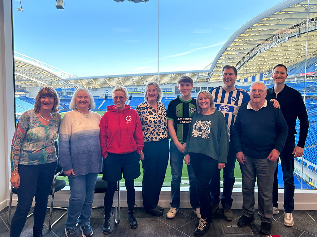 Young Albion fan helps British Heart Foundation save lives