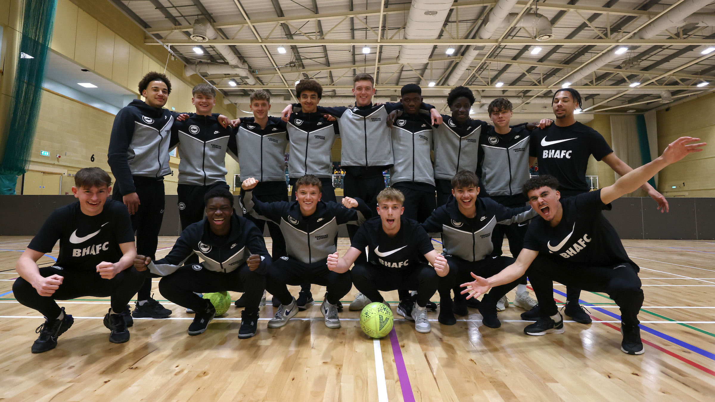 Future Albion stars help coach Foundation kids