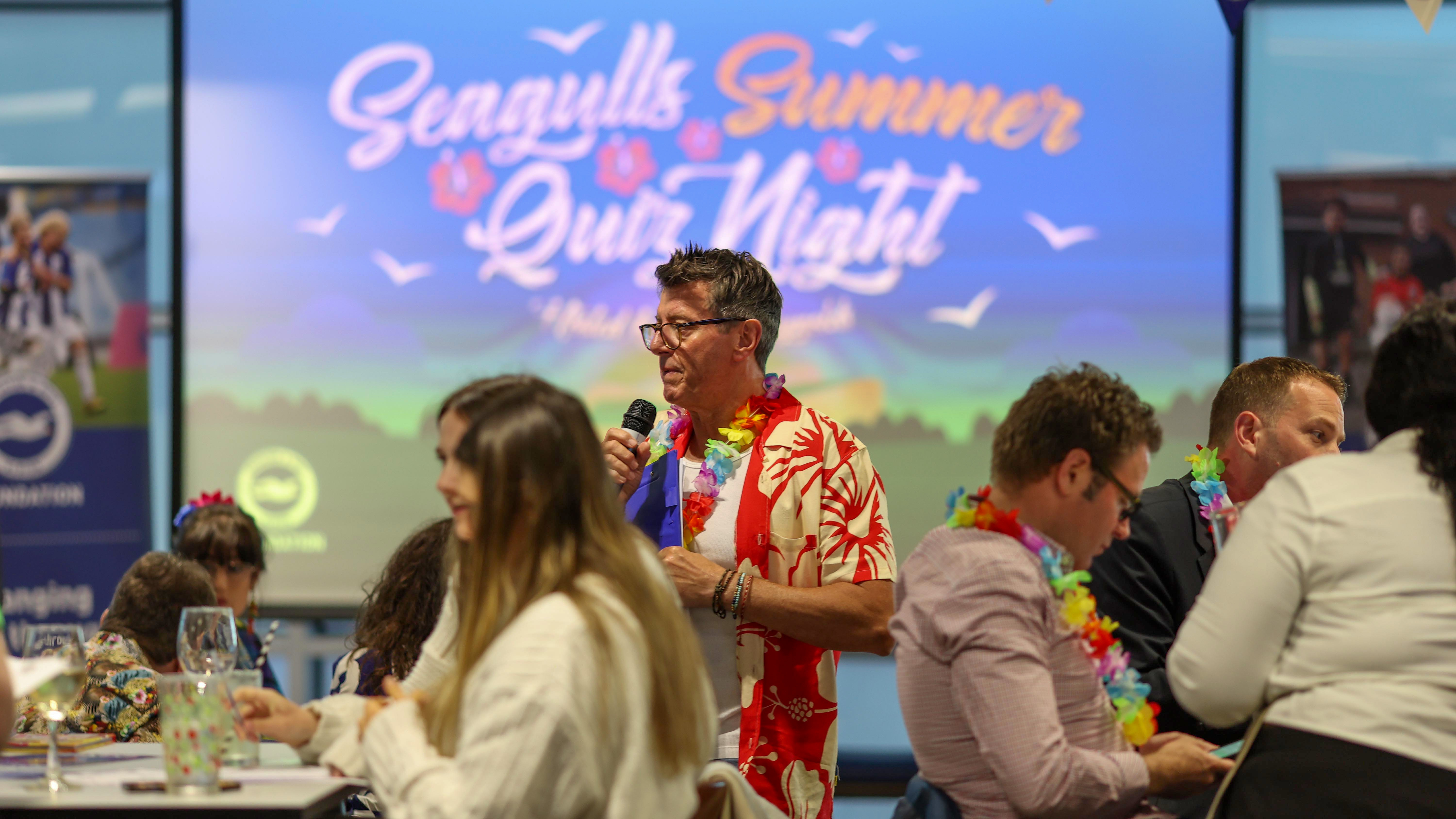 Fans enjoy record-breaking Seagulls Summer Quiz Night