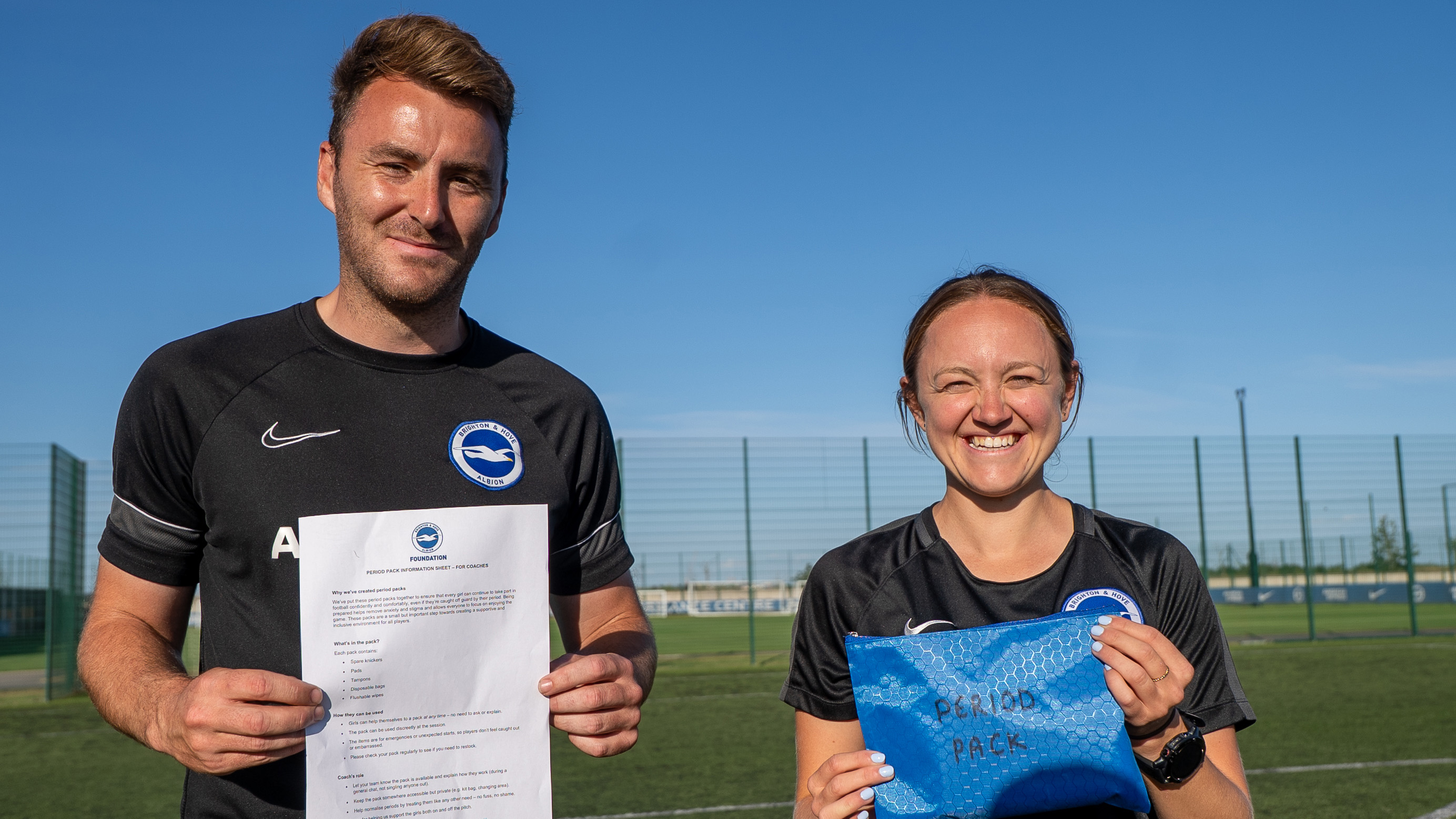Foundation to provide period packs at all girls’ sessions